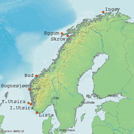 Oversikt over stasjoner